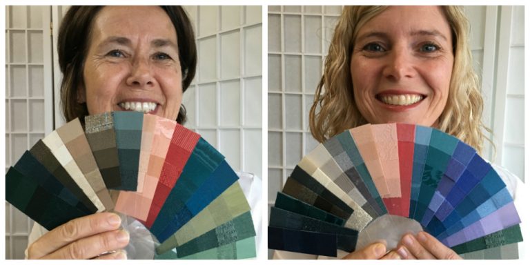Two different "Spring" types. Joy Overstreet, Portland's personal color consultant, ColorStylePDX.com