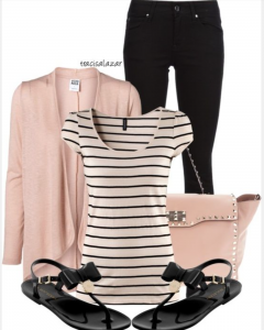 pink spring outfit