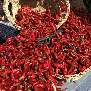 Red peppers, Oakland Farmers Market, Joy Overstreet, ColorStylePDX.com