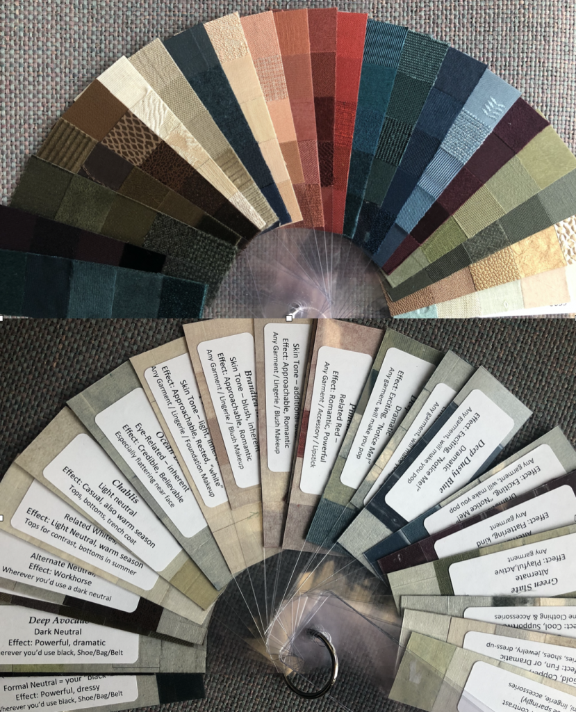 Custom personal color palette by Joy Overstreet, Portland's personal color analyst, ColorStylePDX, Portland OR.